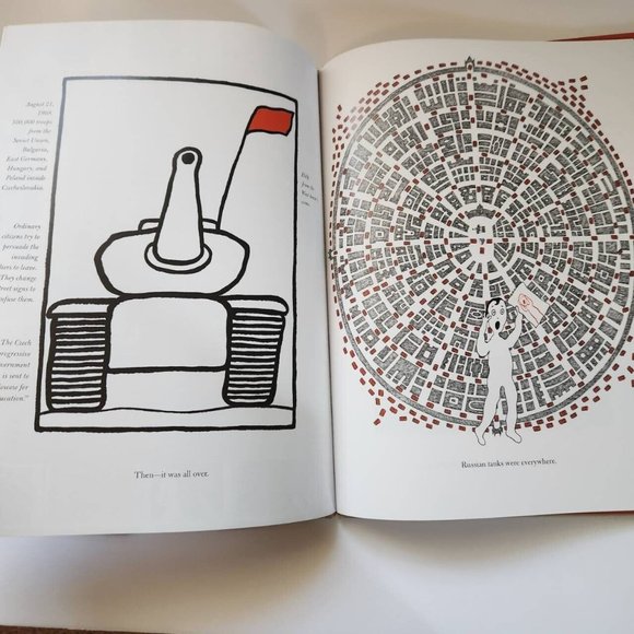 The Wall Growing Up Behind The Iron Curtain by Peter Sis, Hardcover - Picture 13 of 14